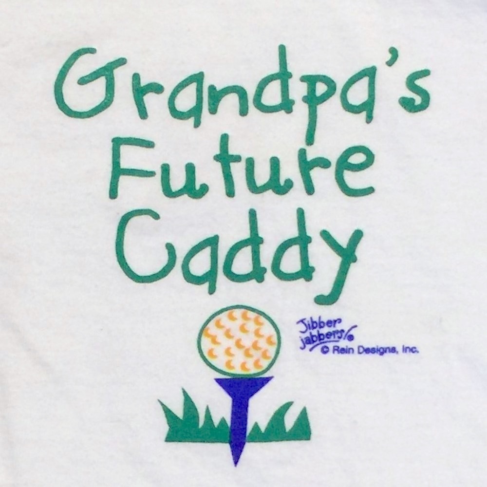 🇺🇸 INFANT SNAP TEE "GRANDPA'S FUTURE CADDY", NWT